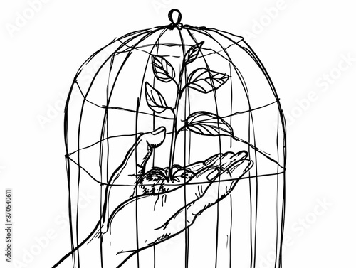 Nurturing Potential in a Protective Embrace: The Promise of Growth Amidst Adversity