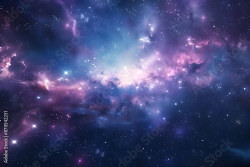 "Galactic Elegance: Captivating Cosmic Galaxy Backdrop"