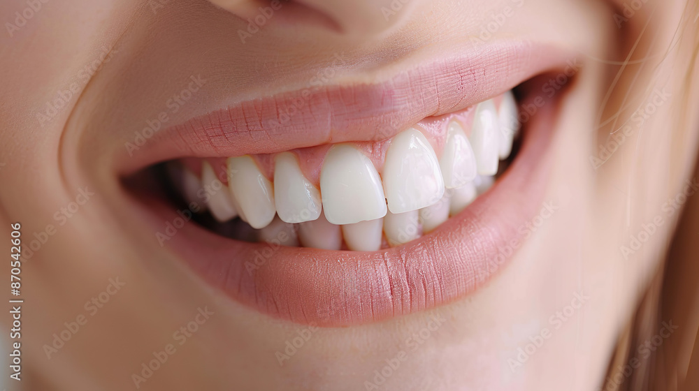 Natural beauty of healthy teeth and lips, radiating positivity and confidence Natural beauty of healthy teeth and lips, radiating positivity and confidence