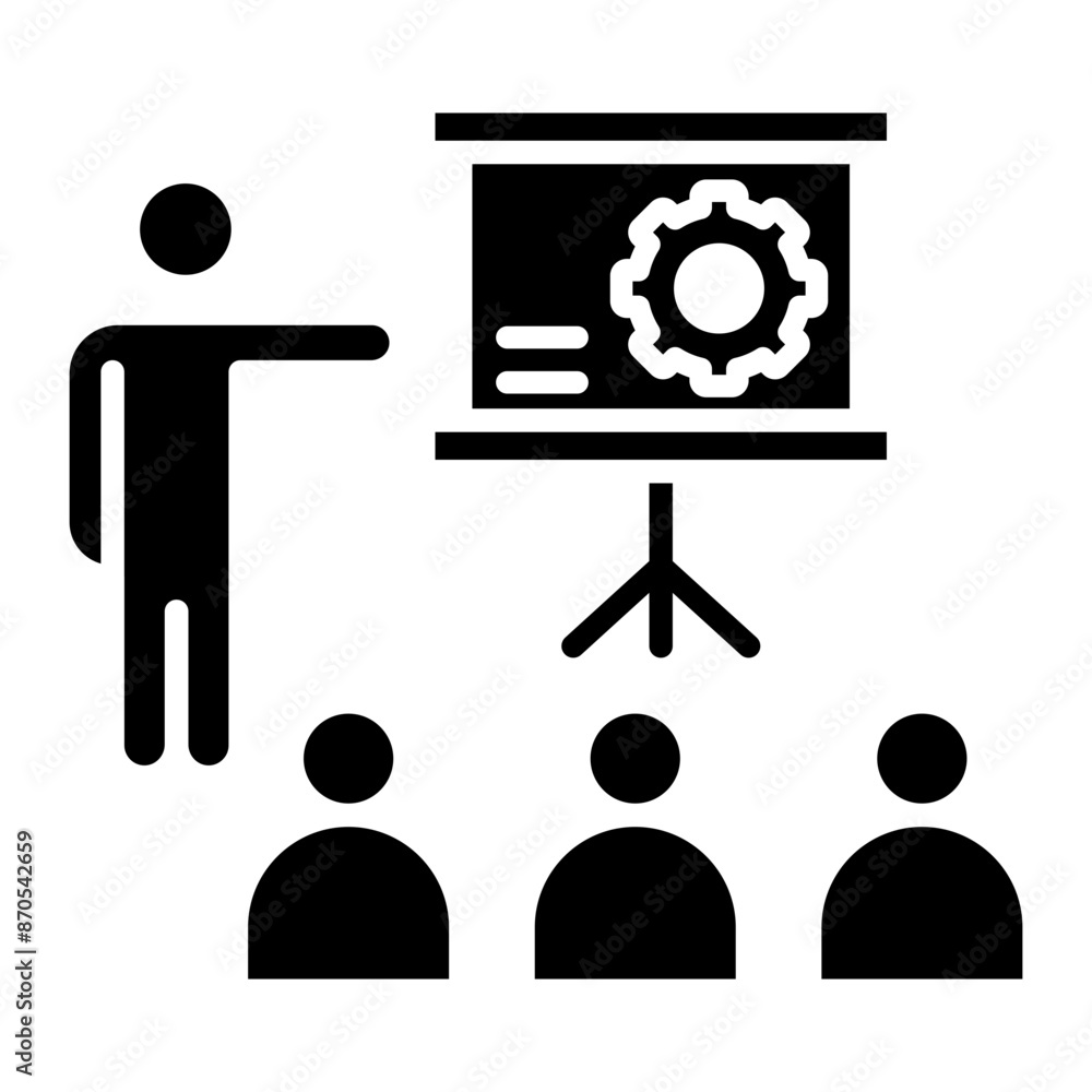 On the job Training vector icon. Can be used for Business Training iconset. On the job Training vector icon. Can be used for Business Training iconset.