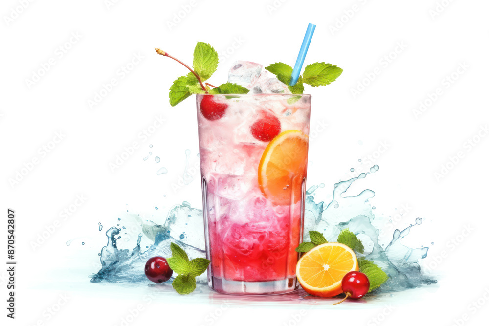 PNG Summer cocktail mojito fruit drink PNG Summer cocktail mojito fruit drink