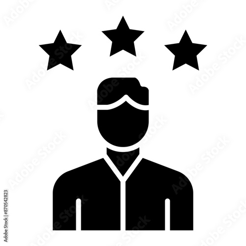 Role Model vector icon. Can be used for Business Training iconset.