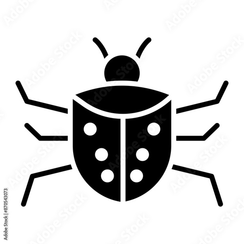 Bug vector icon. Can be used for No Code iconset.