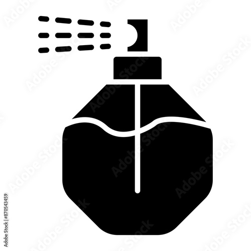 Perfume vector icon. Can be used for Skincare iconset.