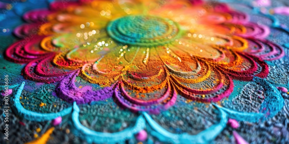 Close-up of a flower painting Close-up of a flower painting