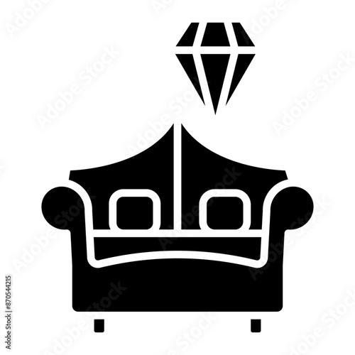 Luxury vector icon. Can be used for Comfort iconset.