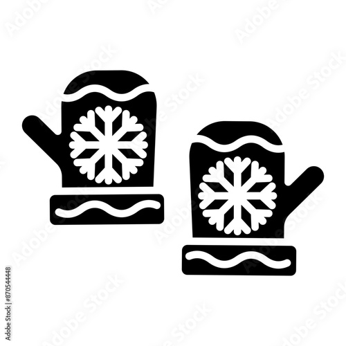 Mittens vector icon. Can be used for Comfort iconset.