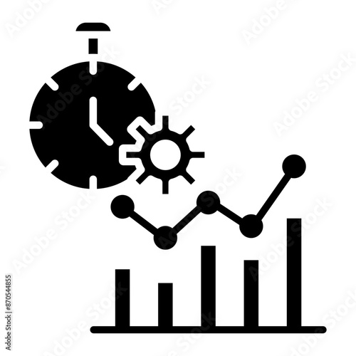Productivity vector icon. Can be used for Home Based Business iconset.