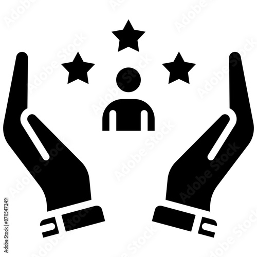 Loyalty vector icon. Can be used for Personality Traits iconset.