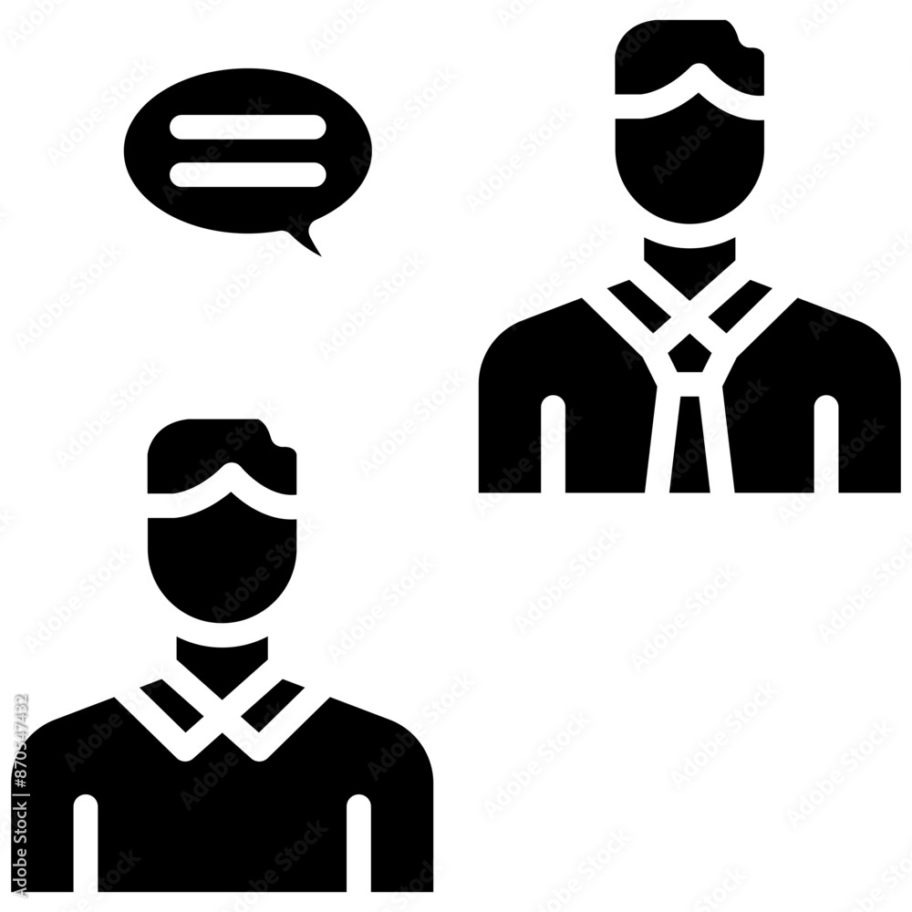 Mentorship vector icon. Can be used for Leadership iconset. Mentorship vector icon. Can be used for Leadership iconset.