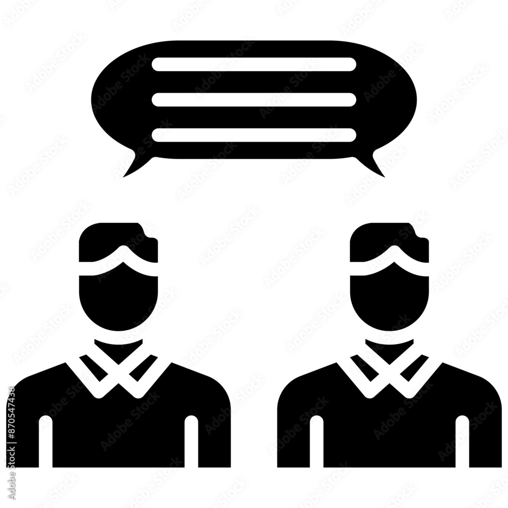 Communication vector icon. Can be used for Leadership iconset. Communication vector icon. Can be used for Leadership iconset.