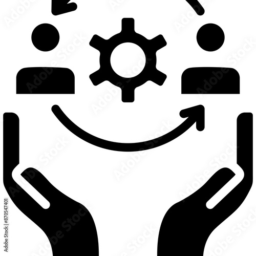 Inclusivity vector icon. Can be used for Leadership iconset.