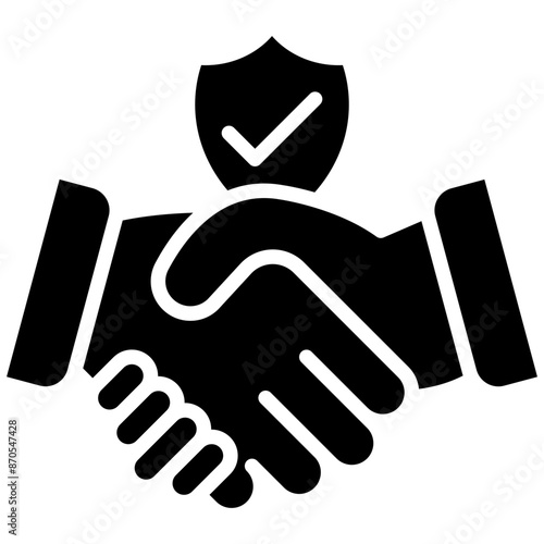 Trustworthiness vector icon. Can be used for Leadership iconset.