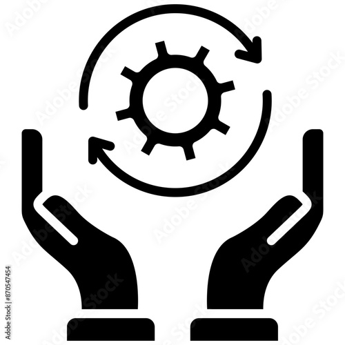 Responsibility vector icon. Can be used for Leadership iconset.
