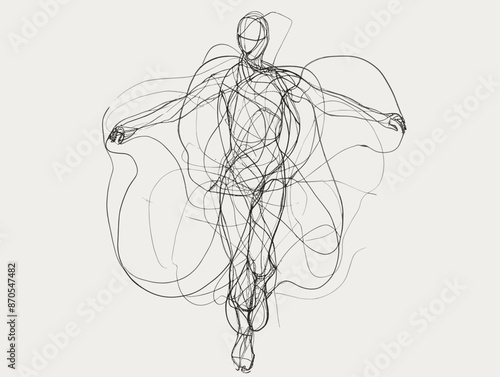 Monochrome Monoline: Exploring the Multifaceted Layers of Identity