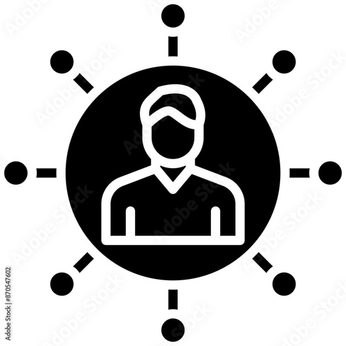 Business Networking vector icon. Can be used for Networking iconset.