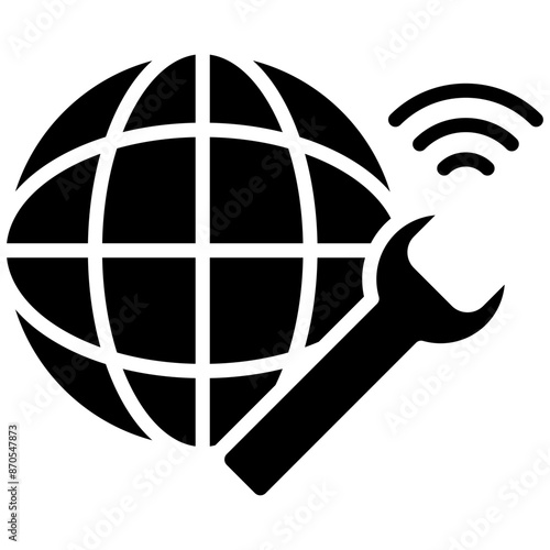 Network Troubleshooting vector icon. Can be used for Networking iconset.