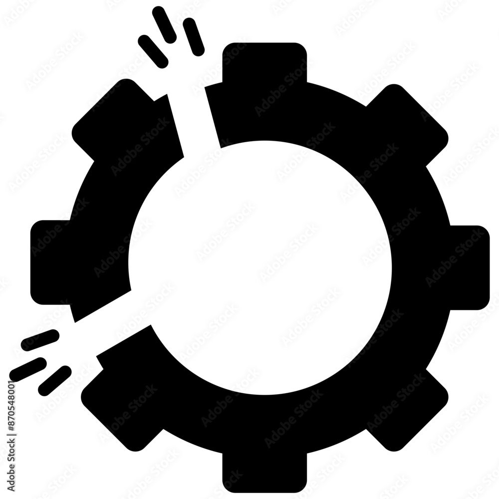 Disruption vector icon. Can be used for Business Analytics iconset. Disruption vector icon. Can be used for Business Analytics iconset.