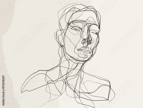 Single Line Human: A Complex Interplay of Identity and Expression