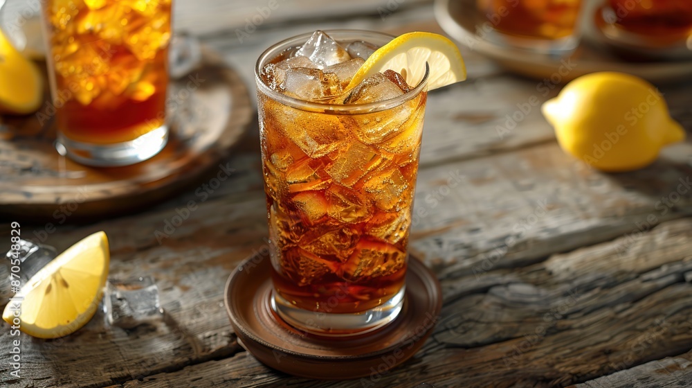 Refreshing Iced Tea with Lemon