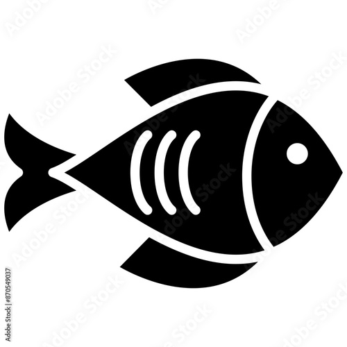 Fishes vector icon. Can be used for Coastline iconset.