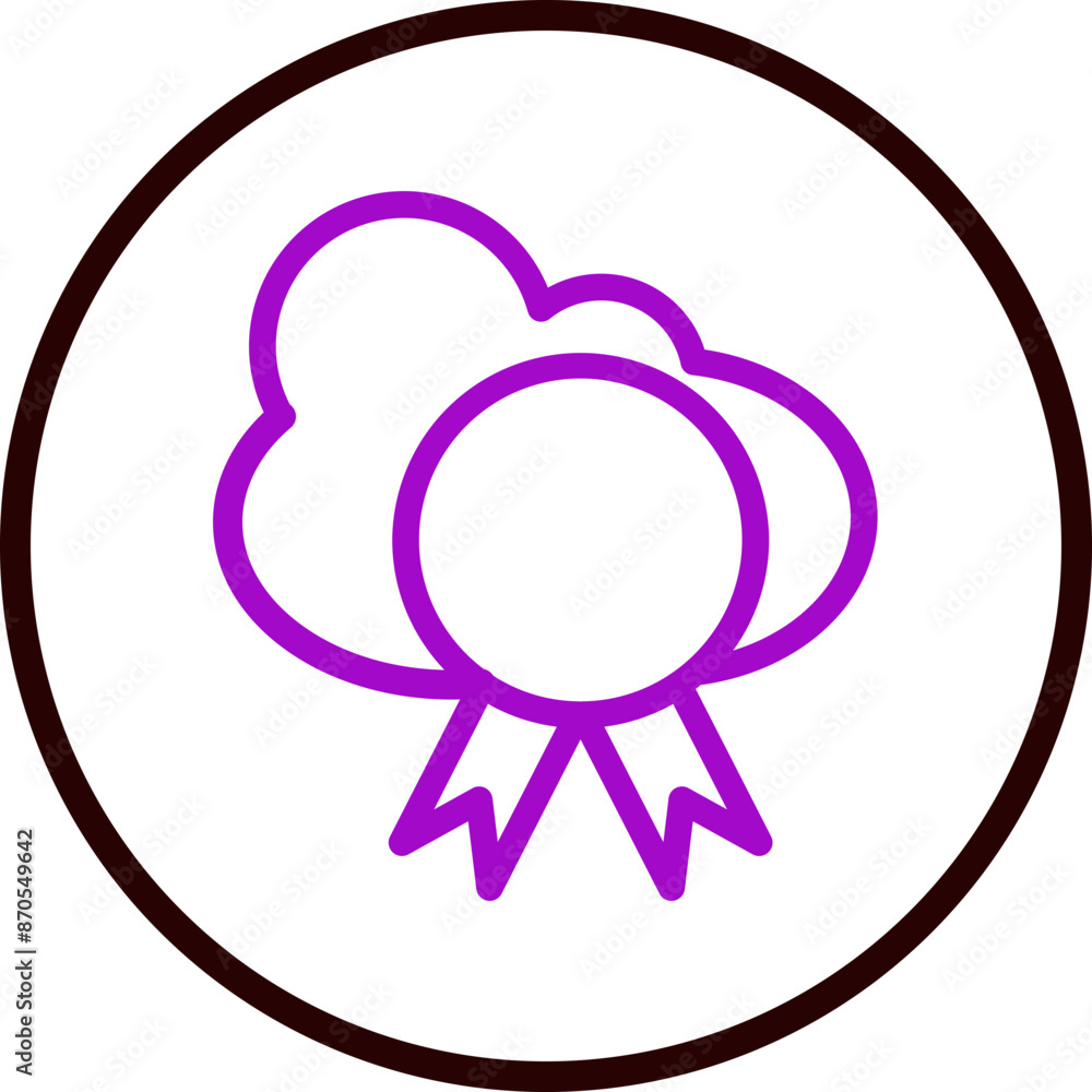 Online Certification Vector Line Purple Circle Black Online Certification Vector Line Purple Circle Black