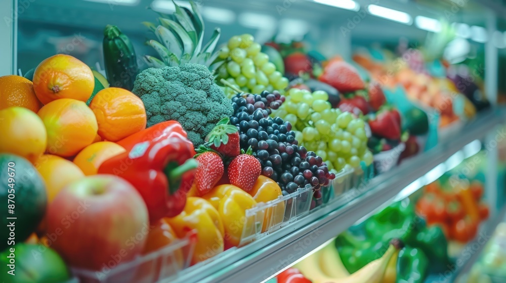 Fresh produce display Fresh produce display