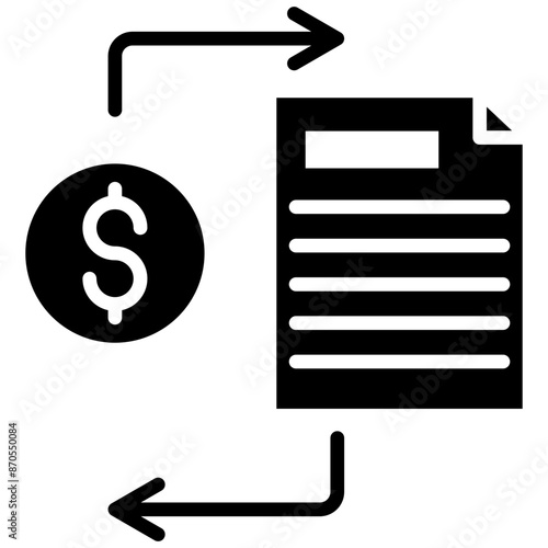 Bribery Checklist vector icon. Can be used for Corruption iconset.