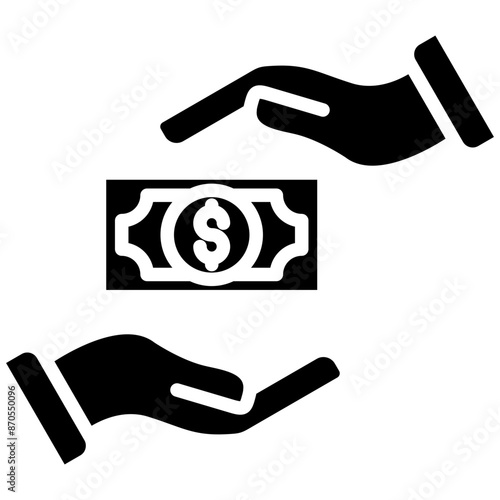 Bribery Briefing vector icon. Can be used for Corruption iconset.