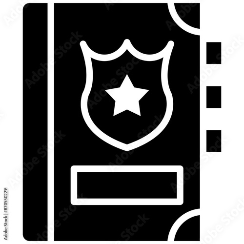 Falsified Records vector icon. Can be used for Corruption iconset.