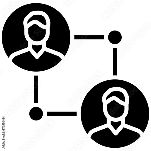 Contact Tracing vector icon. Can be used for Infectious Diseases iconset.