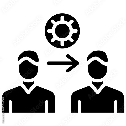Disease Transmission vector icon. Can be used for Infectious Diseases iconset.