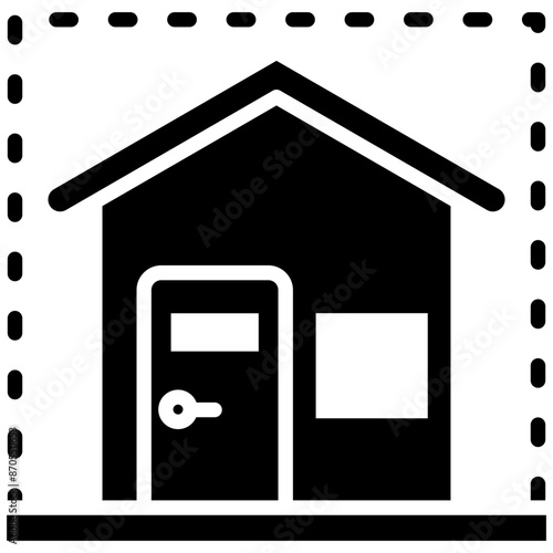 Quarantine Zone vector icon. Can be used for Infectious Diseases iconset.