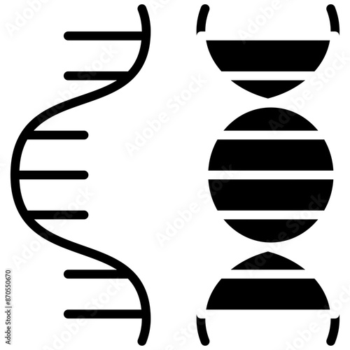 Viral RNA Strand vector icon. Can be used for Infectious Diseases iconset.