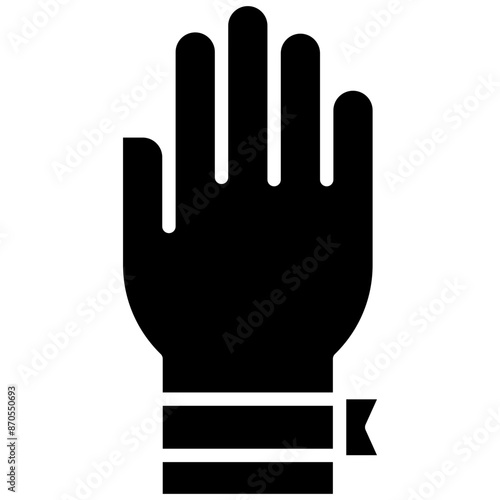 Awareness Bracelet vector icon. Can be used for Chemotherapy iconset.