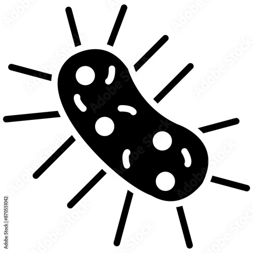Microorganism vector icon. Can be used for Lab iconset.