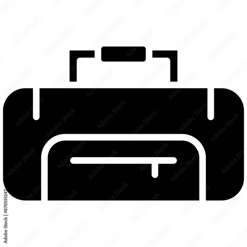 Sport Bag vector icon. Can be used for Rugby iconset. Sport Bag vector icon. Can be used for Rugby iconset.