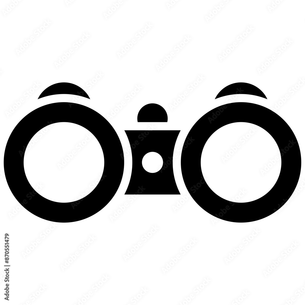 Binoculars vector icon. Can be used for Ocean iconset. Binoculars vector icon. Can be used for Ocean iconset.