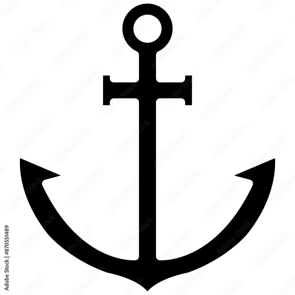 Anchor vector icon. Can be used for Ocean iconset. Anchor vector icon. Can be used for Ocean iconset.