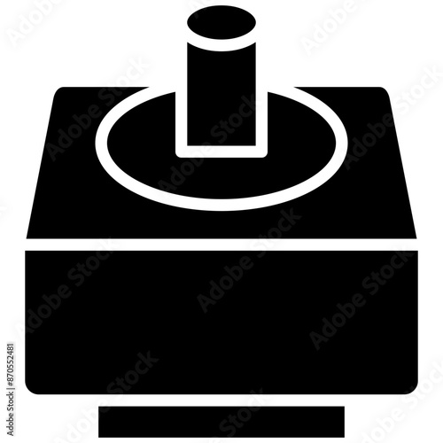 Stepper Motor vector icon. Can be used for Manufacturing iconset.