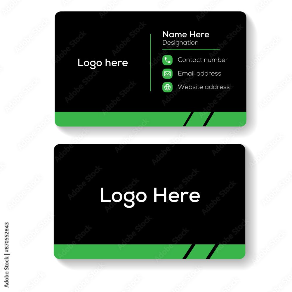 Modern creative business card design Modern creative business card design