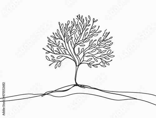 Empowering Growth Through Diversity: A Single Line's Journey from Seed to Tree of Inclusivity