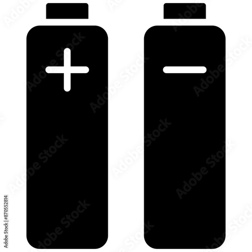 Many Batteries vector icon. Can be used for Battery and Power iconset.