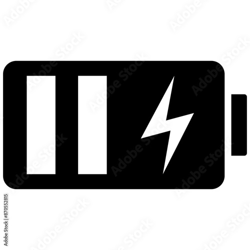 Charge Battery vector icon. Can be used for Battery and Power iconset.