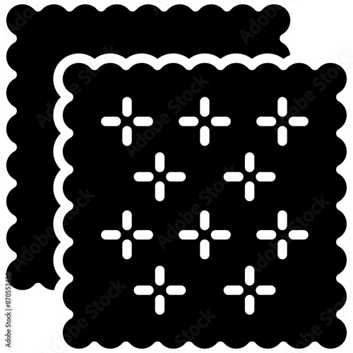 Fabrics vector icon. Can be used for Shoemaker iconset.