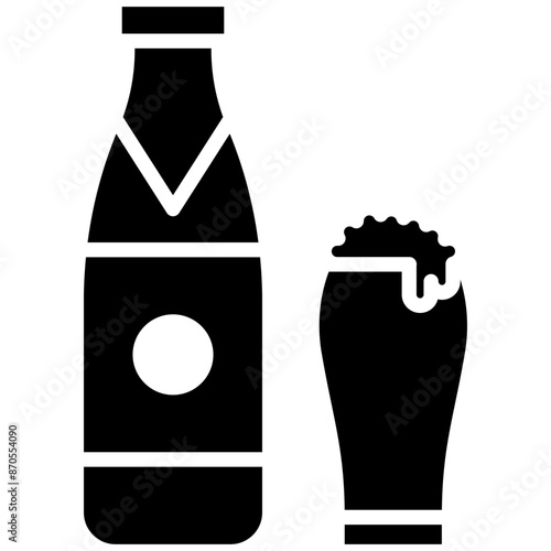 Beer vector icon. Can be used for Oktoberfest iconset.