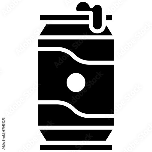 Beer Can I vector icon. Can be used for Oktoberfest iconset.