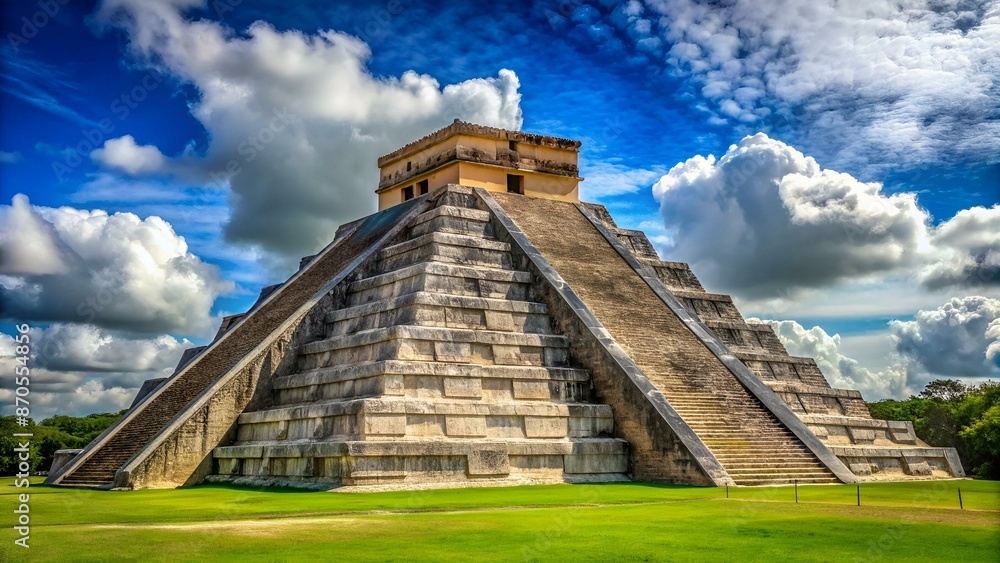 Grande pyramide maya à Chichen Itza, Mexique Grande pyramide maya à Chichen Itza, Mexique