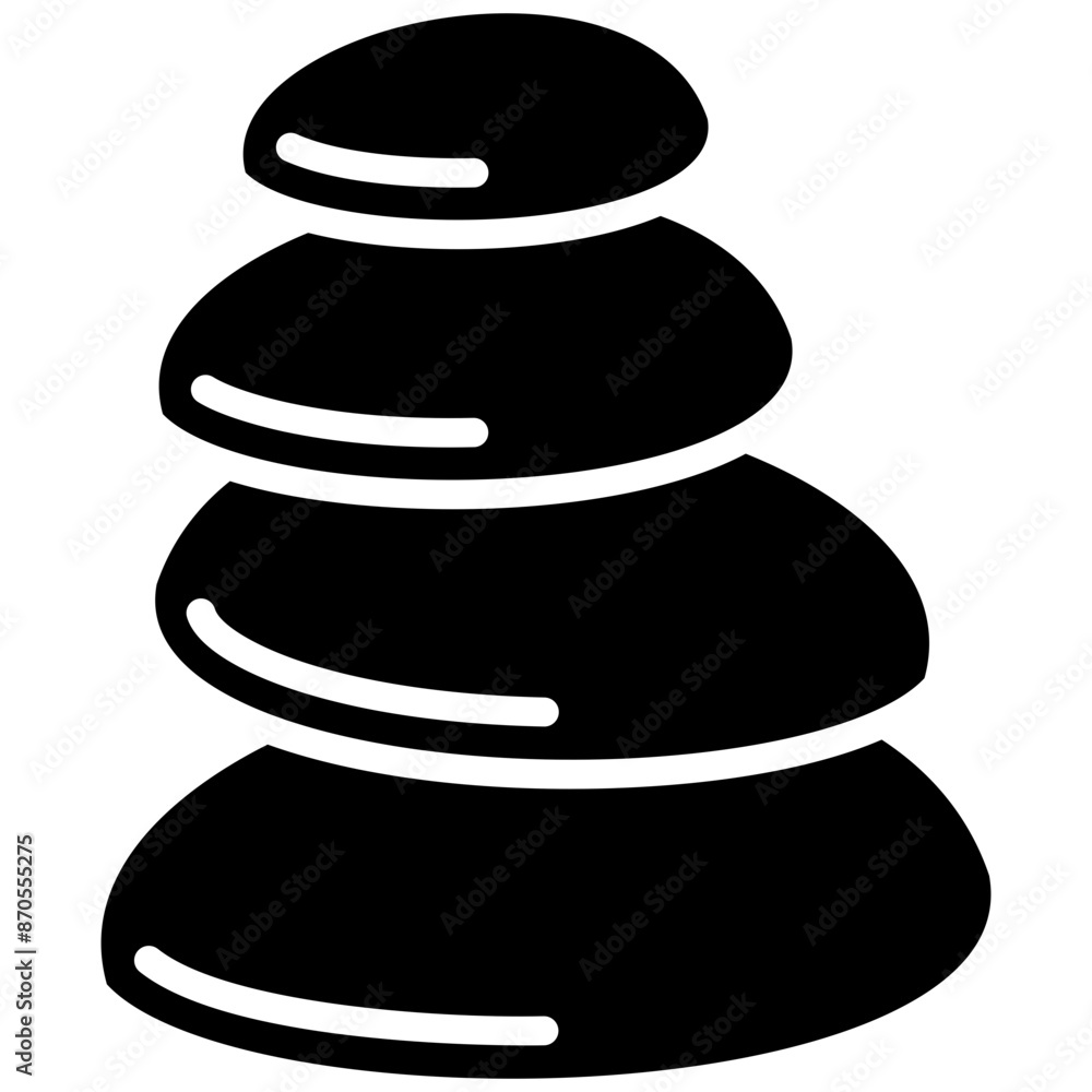 Pebble Beach vector icon. Can be used for Beach Resort iconset. Pebble Beach vector icon. Can be used for Beach Resort iconset.