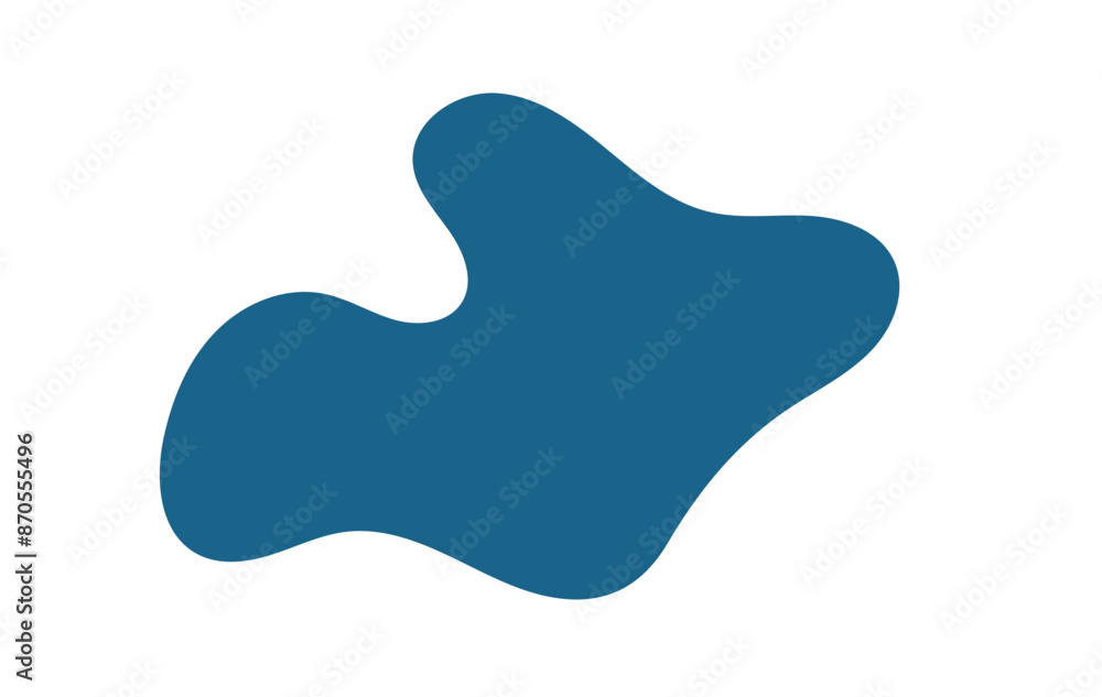 Abstract long blob shape hand drawn. Isolated on a white background. vector illustration. EPS 10 Abstract long blob shape hand drawn. Isolated on a white background. vector illustration. EPS 10